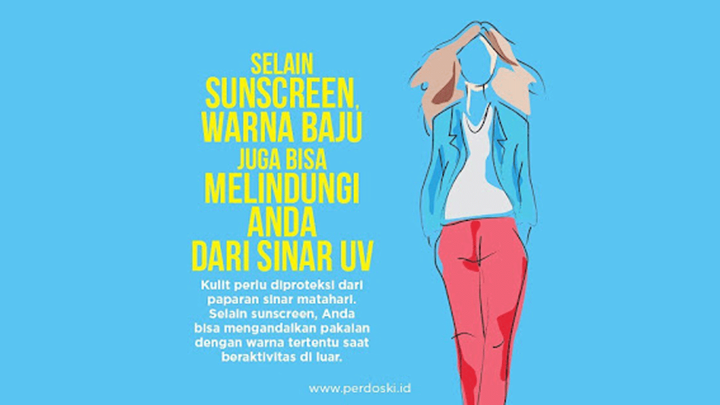 Selain Sunscreen, Warna Baju Juga Bisa Melindungi Anda Dari Sinar UV
