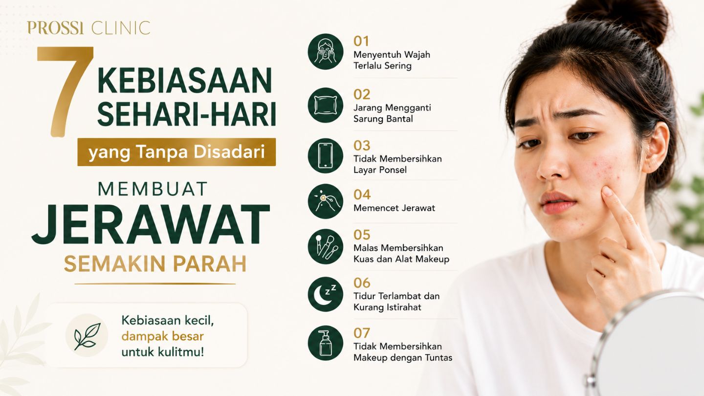 7 Kebiasaan Sehari-hari yang Tanpa Disadari Membuat Jerawat Semakin Parah 